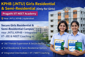 KPHB JNTU Girls Residential and Semi-Residential campus of Pragathi IIT NEET Academy in Hyderabad offering integrated IIT JEE and NEET coaching with secure hostel facilities.
