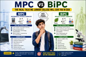 MPC vs BiPC comparison guide for 2026 students choosing the right intermediate stream